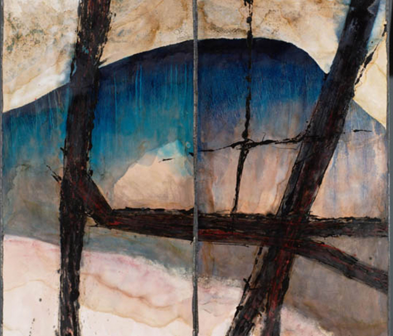 Annäherung an die Mauer Bildzyklus China des Künstlers Jan Schröder