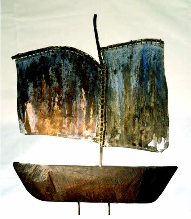 Skulptur zum Thema Boote und Meer des Künstlers Jan Schröder