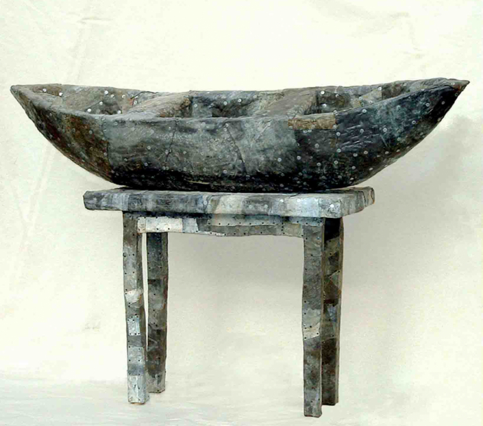 Skulptur zum Thema Boote und Meer des Künstlers Jan Schröder