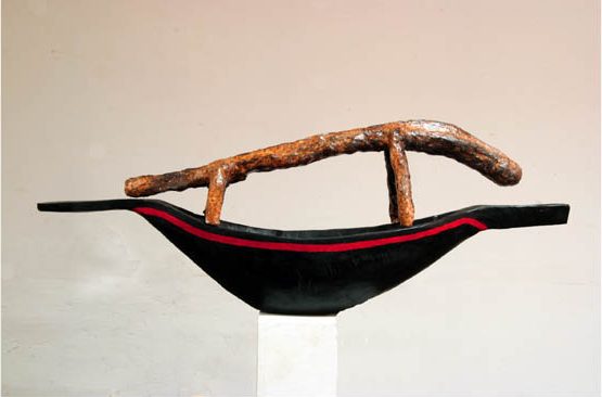 Skulptur zum Thema Boote und Meer des Künstlers Jan Schröder