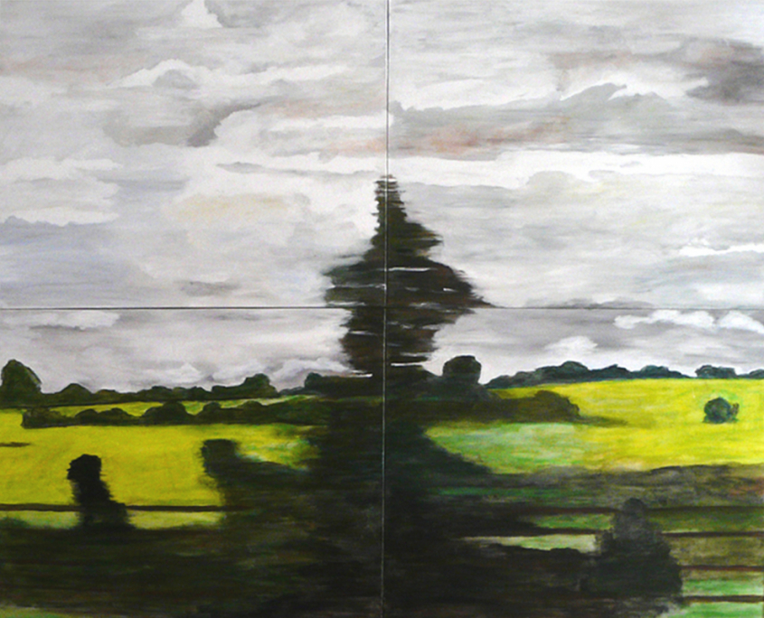 Irland II, Vorbeifahrt bei County Galway Gemälde zu Irland des Künstlers Jan Schröder